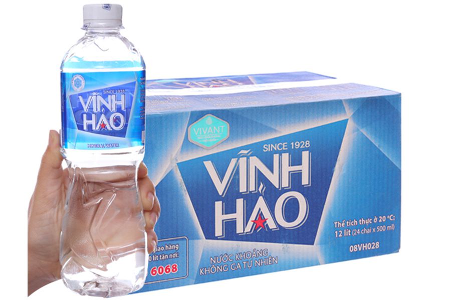 Thùng nước suối Vĩnh Hảo 500ml